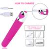 Sex Bullet Vibrator Clitoris and G-Spot Nipple Stimulator Vibrate Massager Vibe Orgasm Vagina Dildo for Travel USB Rechargeable