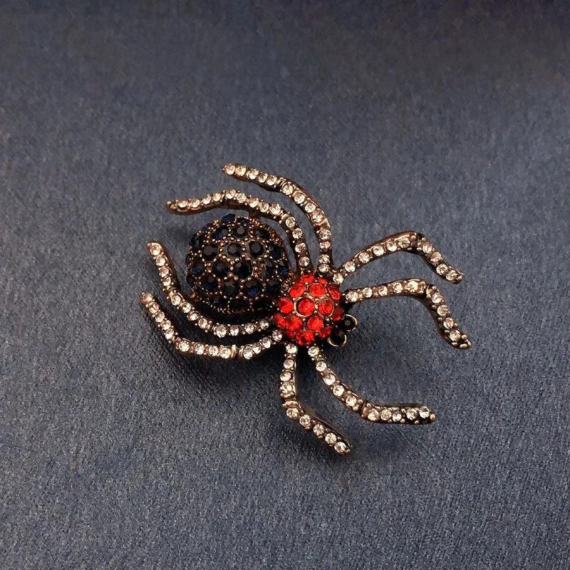 

Vintage Rhinestone Spider Brooch - High-end Crystal Accessory for Clothing and Corsage