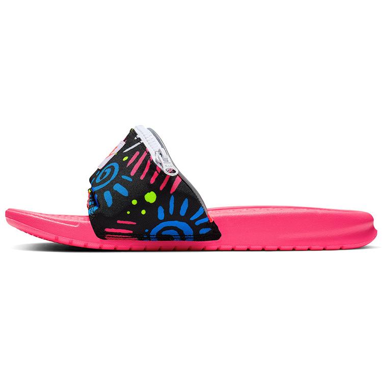 

new Nike Benassi Jdi Print Slide Fanny Pack Neon 41