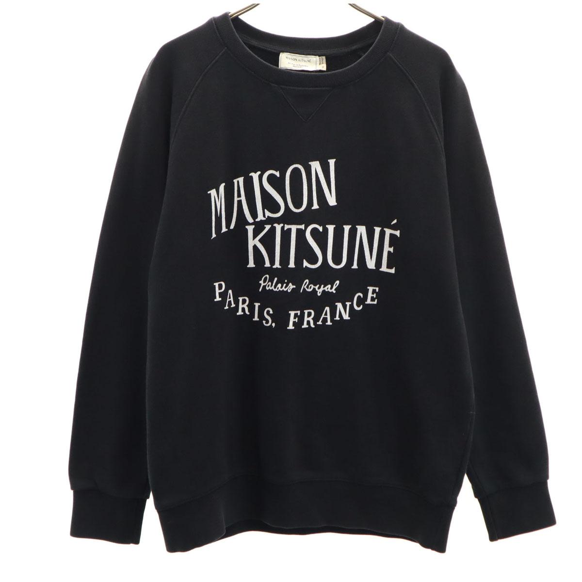 

MAISON KITSUNE Long sleeve trainer M Black series sweat Men s Used