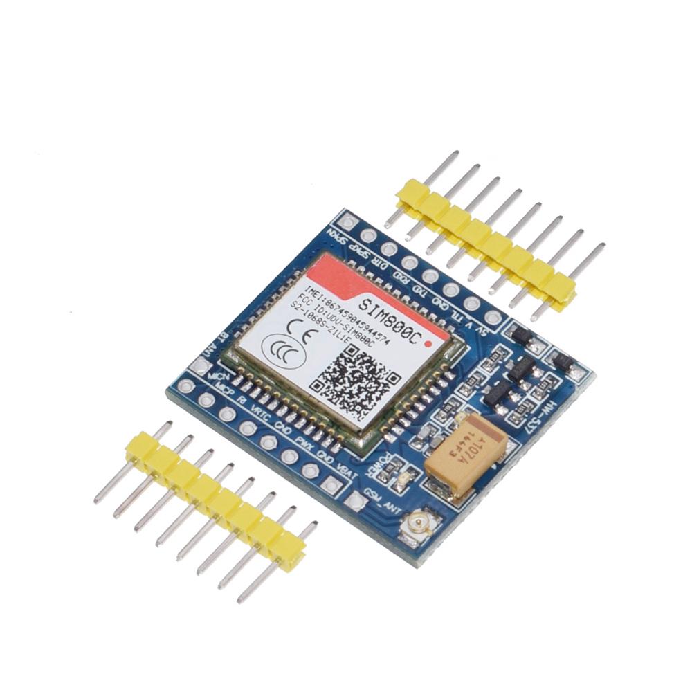 Buy 5V 3.3V SIM800C GSM GPRS Electronic PCB Board Module TTL