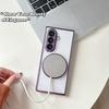 360 Rotating Magnetic Stand Hinge Tempered Glass Film Case for Samsung Galaxy Z Fold 8 7 6 5 4 for Magsafe Shockproof Slim Cover