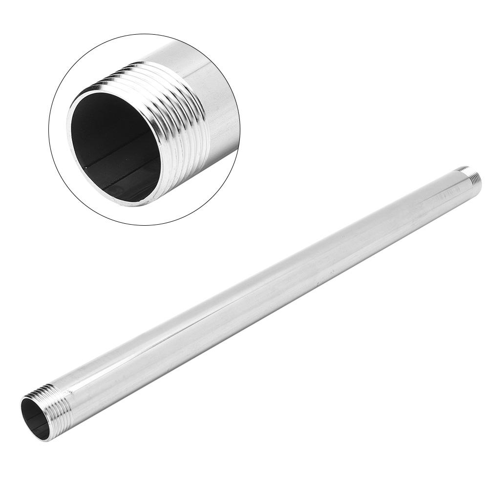 Edelstahl Außengewinde Rohrstutzen Adapter Fittings Sanitärsystem Zubehör 50cmG1 Außengewinde