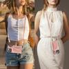 For iPhone 15 Series.for iPhone 15,15 Plus,15 Pro,15 Pro Max Shoulder Strap Rope Ring Bracket Design Card Holder Slots Lichee Pattern Cover Phone Case