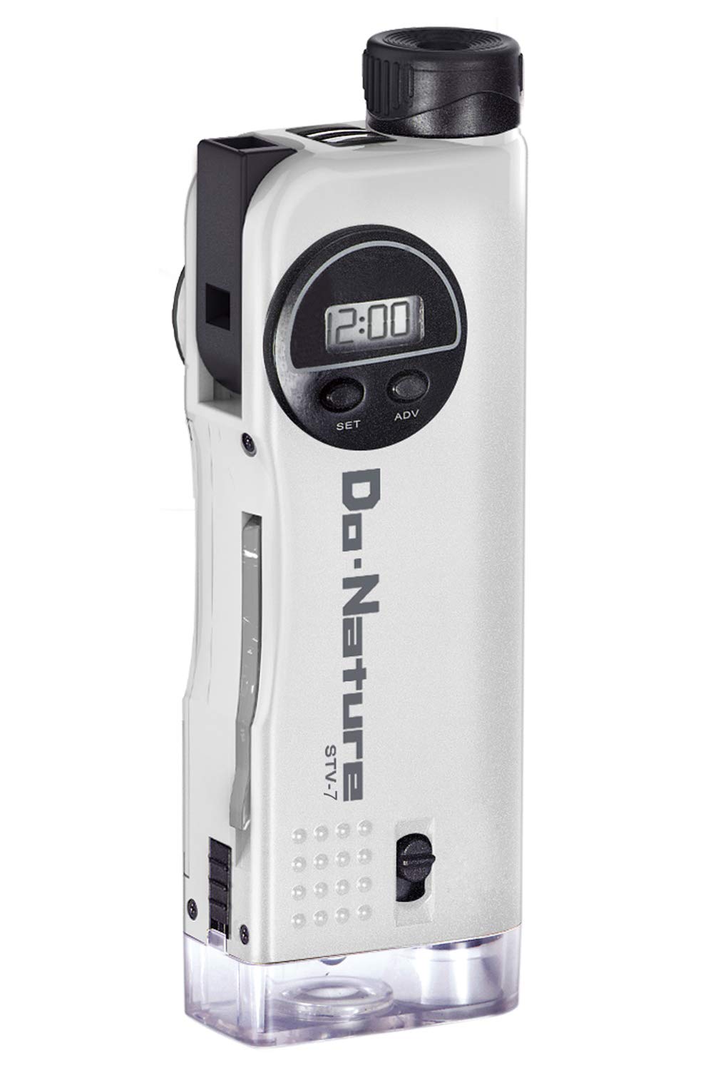 

Kenko Adventure Kit Microscope 30x LED Compact Manganese Dry Battery Operated Do Nature Magnification, Built-in Light, Portable, STV-7 білий