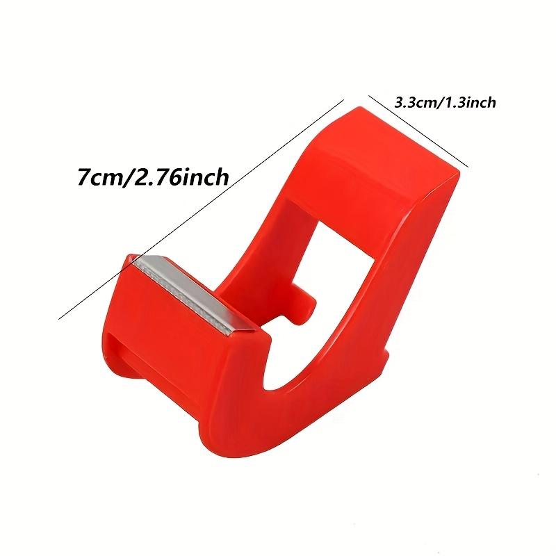 1PC [without tape] Small convenient tape cutter Hand pull style cutting blocker Easy to carry