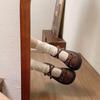 Fashion “Sweet School - Style” Patent - Leather Mary Janes, Double - Strap & Bow Decorated Chunky Heels, Ideal for Daily & JK Outfits
