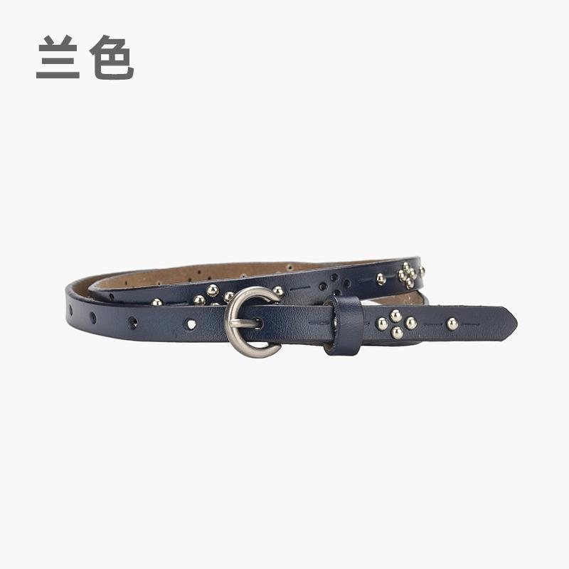 Women's Belt Jeans Belt Women's, Fashion Casual Belt Hollow, Rivet Punk Belt Women's