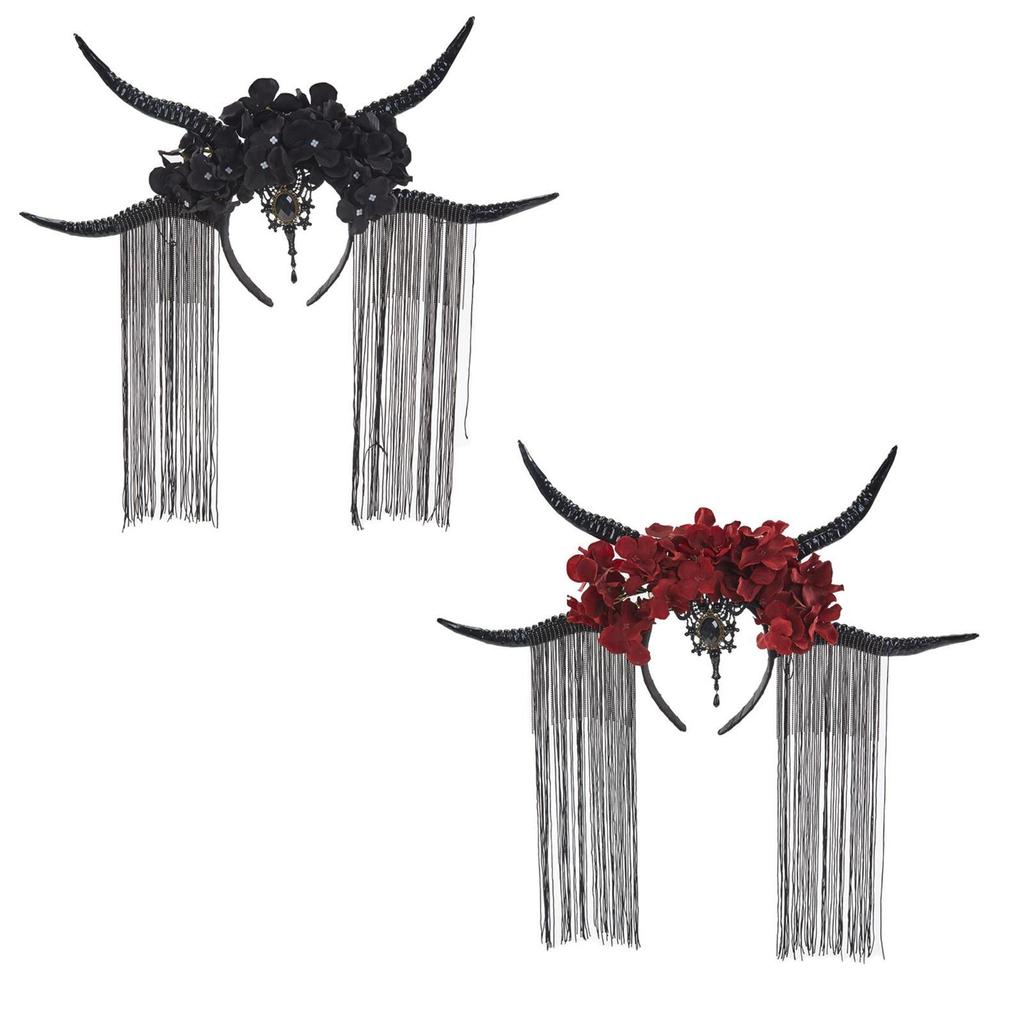 Antelope Horn Tiara for Costume Party, Original Hair Accessory