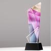 Customized Pentagram Crystal Trophy, Color Printing Prize Sports Movie Award Outstanding Employee Souvenir, Home Decoration, 1Pc