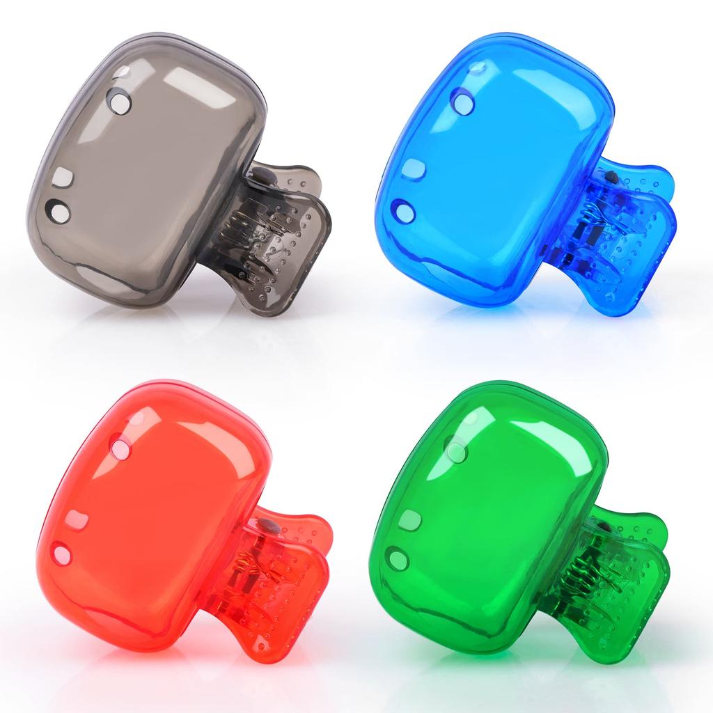Travel Toothbrush Head Covers Toothbrush Protector Cap Brush Pod Case Protective Portable Plastic Clip for Household Travel, Camping