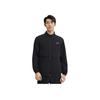 Li-Ning Fitness Series Solid Color Zip-Up Stand Collar Comfortable Breathable Sports Jacket Men Jacket Black AJDU003-1