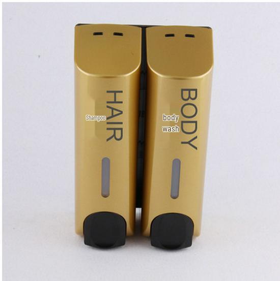 Wandmontierter manueller Seifen- und Desinfektionsmittelspender für Hotelbadezimmer