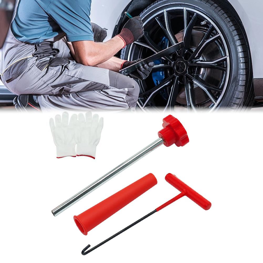 Heavy Duty Tool Set Tire Repair Tool Essential Tool Kit For ATVs And Trucks Tapered Locating Tube Valve Maintenance Tools