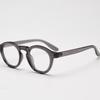 Blue light blocking glasses retro style blue grey round eyeglasses frame for women trending accessories student unisex gifts