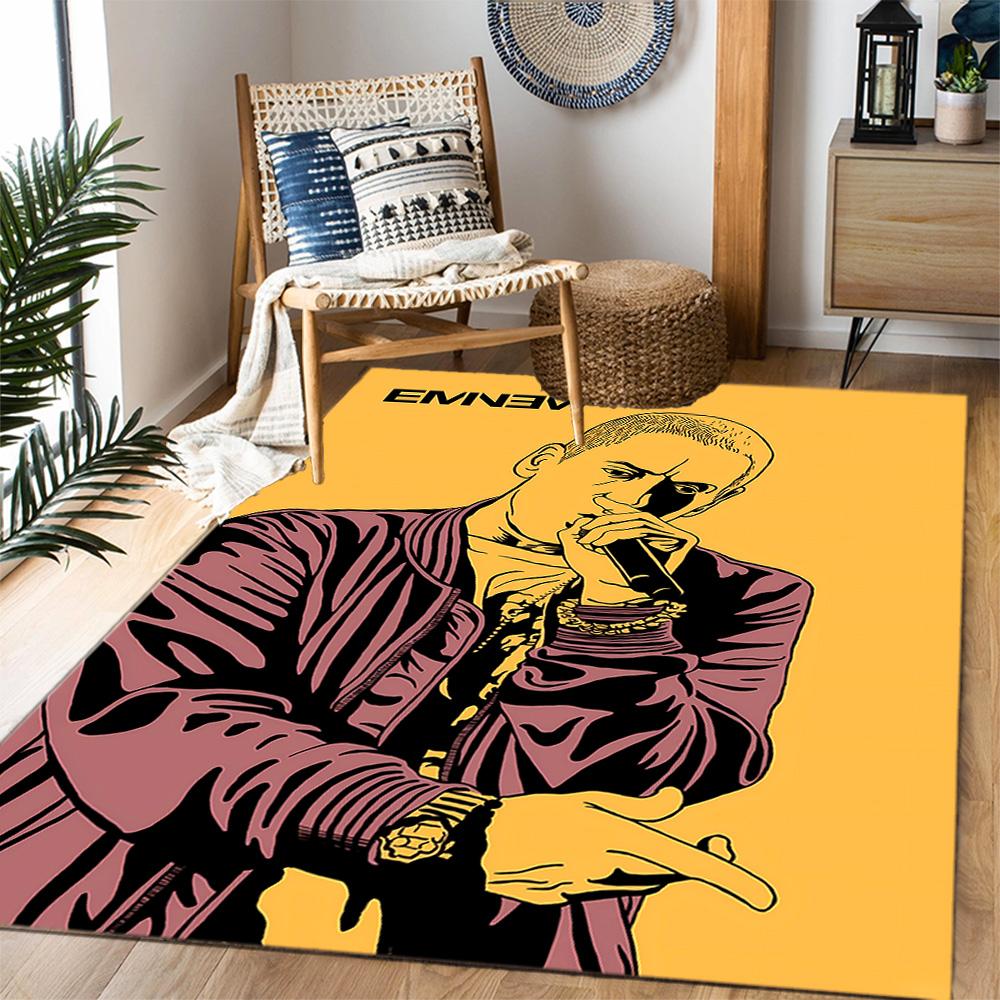 Ronaldo's Iconic Celebration Themed Anti-Slip Rugs - Polyester Home Decor, Suitable for Bedrooms, Living Rooms, Doorways, Studios, and Decorations