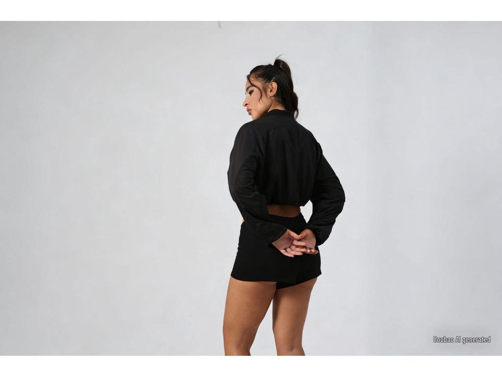 Transgraniczny Kardigan ALO z Kołnierzem Stojącym Ochrona Przeciw Słońcu Dwustronne Spodnie Sukienka Zestaw do Jogi