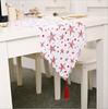 Merry Christmas Table Runner Bronzing Tassel Tablecloth Christmas Home Decoration New Year