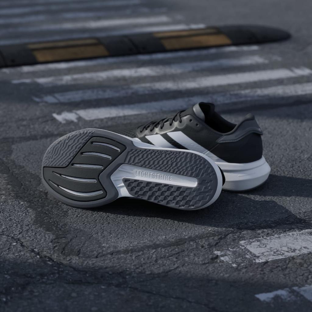 adidas Adizero Duramo Speed 2 Running IH8201 Unisex Performance Sports Shoes Core Black / Cloud White / Grey Five