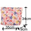 Strandtasche mit Reißverschluss – Florales Design