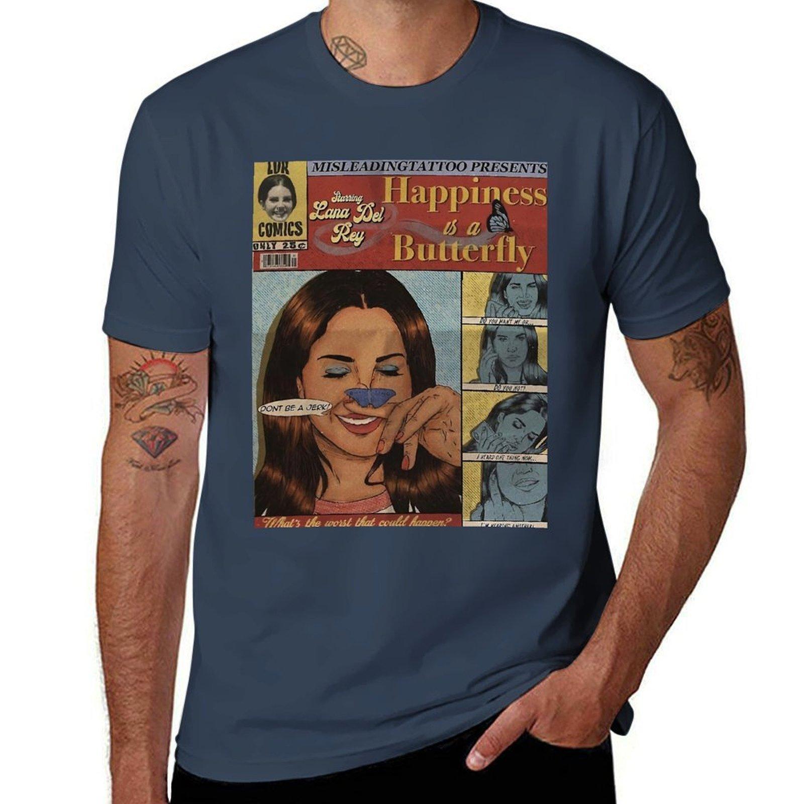 Happiness Is A Butterfly Tshirt Standard Fit Solid Tee Shirt S