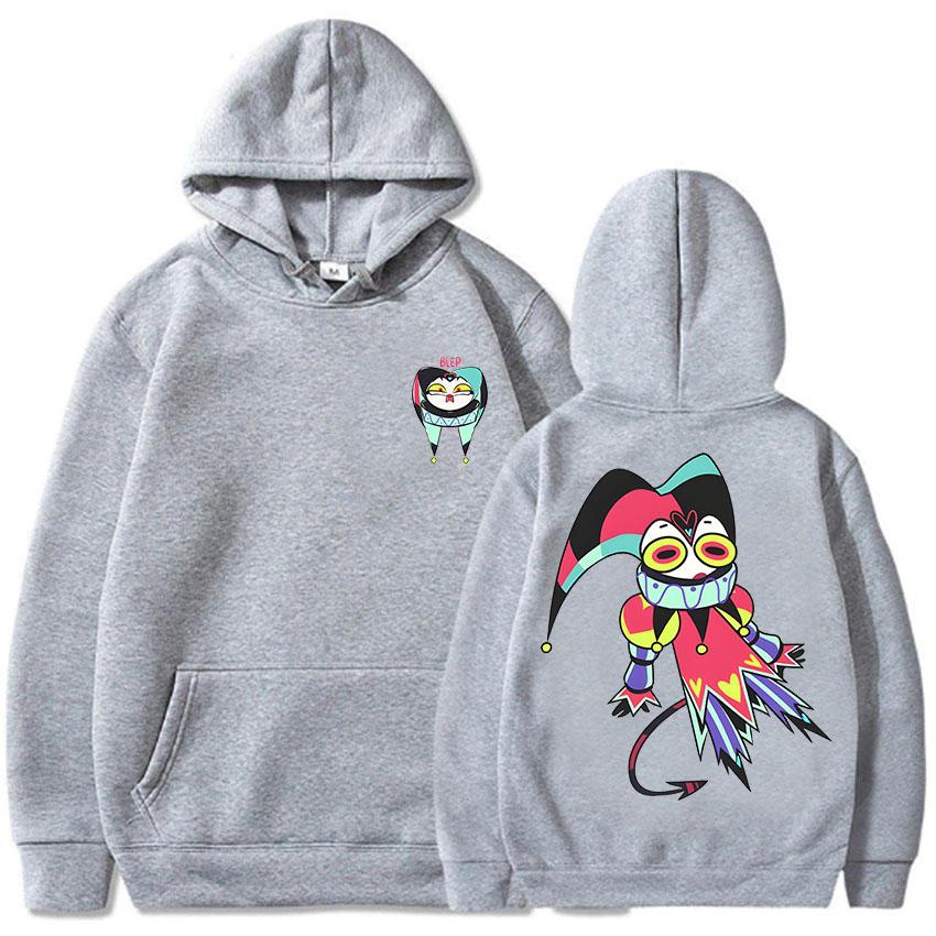 HelluvaBoss Hoodies Cartoon Print Comfortable Cute Sweatshirt With Hooded Harajuku Kawaii Clothes Sudaderas Japanese Anime Hoody