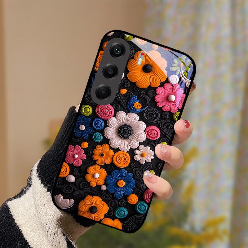 Capa à Prova de Choque Para Tecno Camon 40 Pro 5G Vidro Temperado Traseiro Capa de Celular Camon40Pro Camon 40Pro 5G CM7 Capa Dura Shell Coque