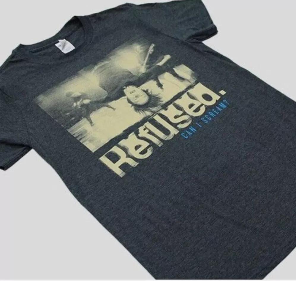 

REFUSED Can I Scream T-shirt, dark heather color 3XL