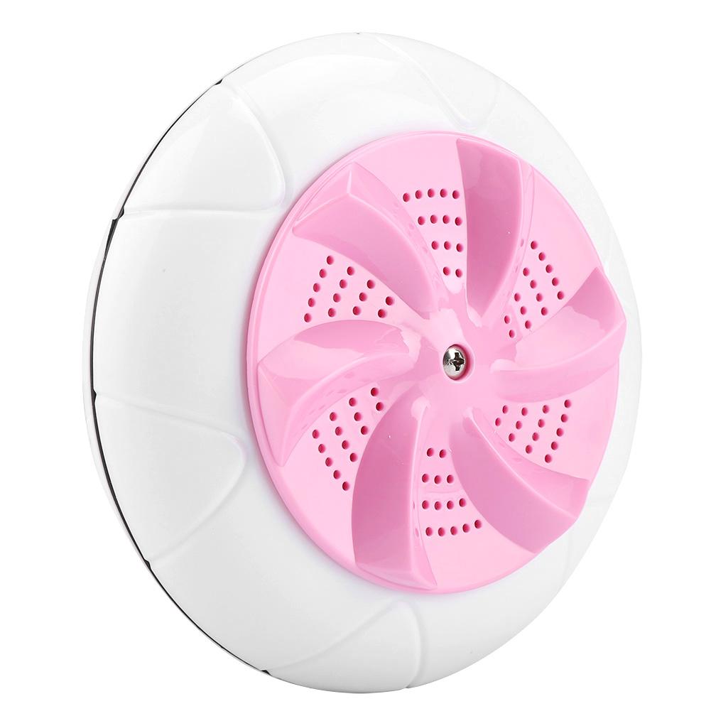 Tragbare Mini-Ultraschall-Waschmaschine Reise-Wäschewaschmaschine Reiniger Reinigungswerkzeug (Rosa)