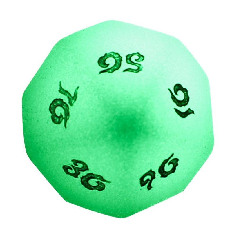 Natural Luminous Stone Dice Multi-faceted Dice Different Sizes Digital Number Dice DIY Board Game Kids Educational Toys