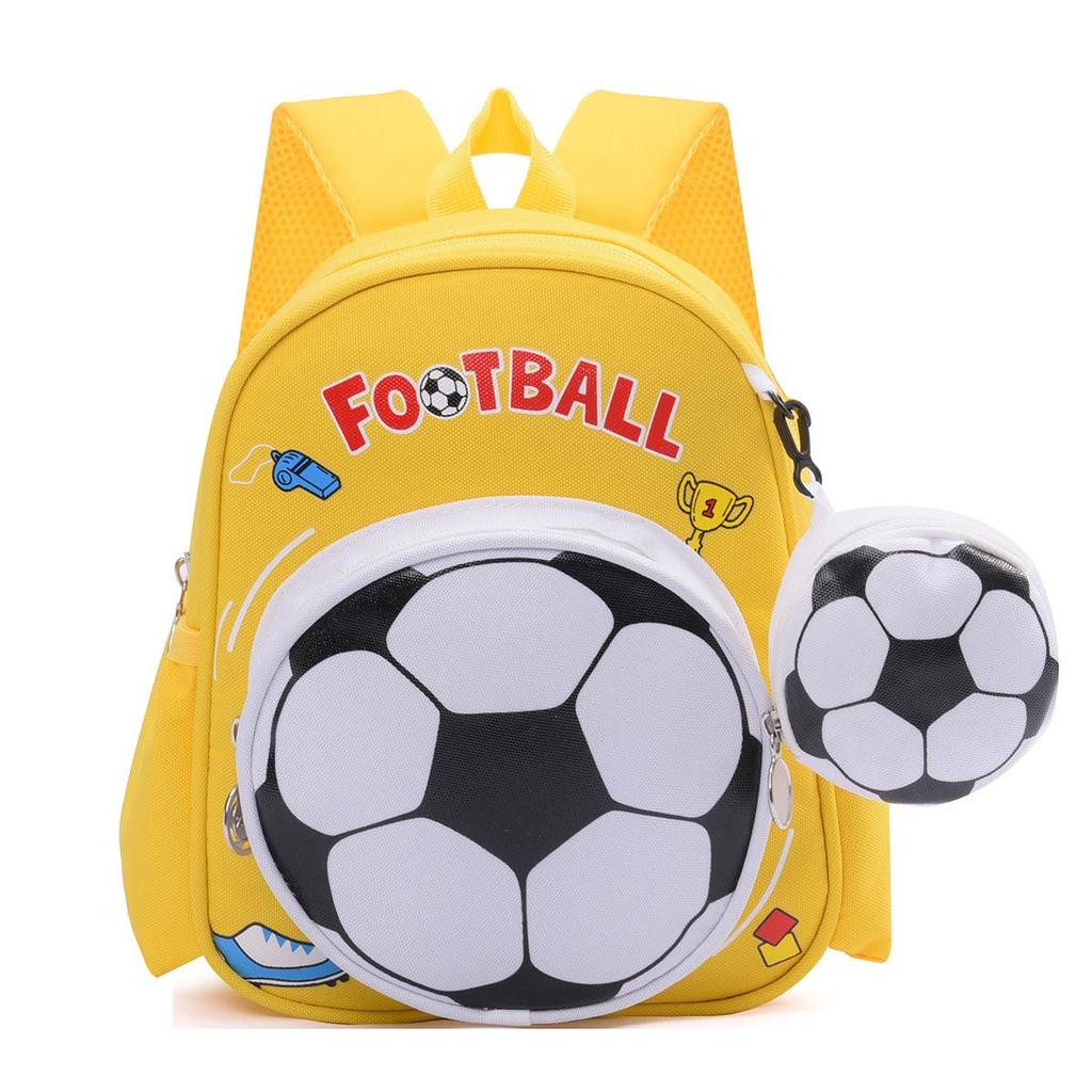 3-6 Year Old Kids' Cute Basketball & Football Backpack