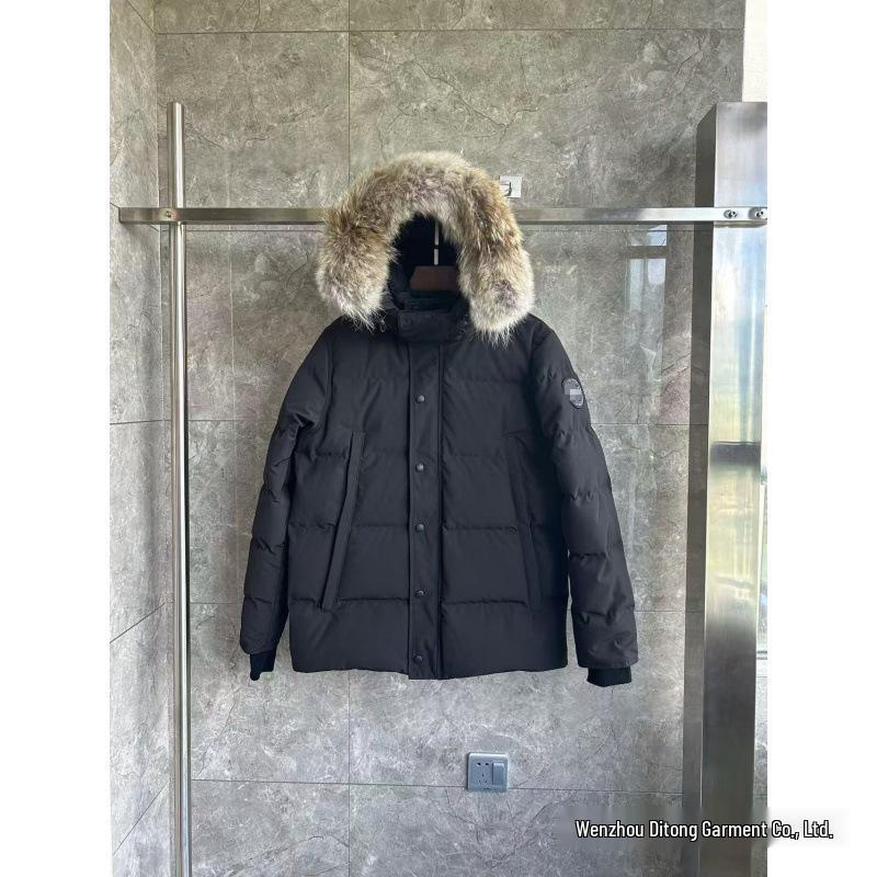 Men's Canadian Wyndhaw Down Parka with Wolf Fur Collar - 29 Styles Available