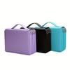 200/250 Hole PU Leather Large Capacity Shockproof Pencil Bag Student Art Pencil Stationery Storage Bag Multi-Layer Zipper Portable Portable Bag