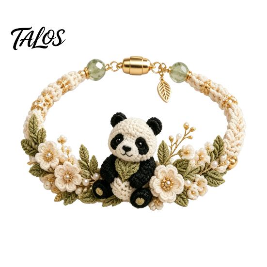 Fournitures pour la fabrication de bracelets Kit Animal Tissé DIY, Kit Fait Main Renard Chat Cerf Oiseau Loisirs Créatifs, Ensemble Crochet Floral pour Débutants Adultes Arts et Artisanat