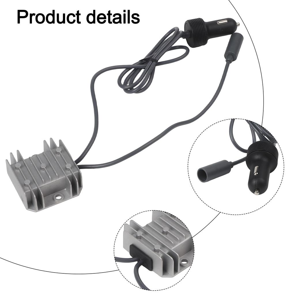 12V To 30V Adapter DC Power Adapter Outdoor Adapter 66*57*22mm Aluminum Shell Construction Natural Cooling System