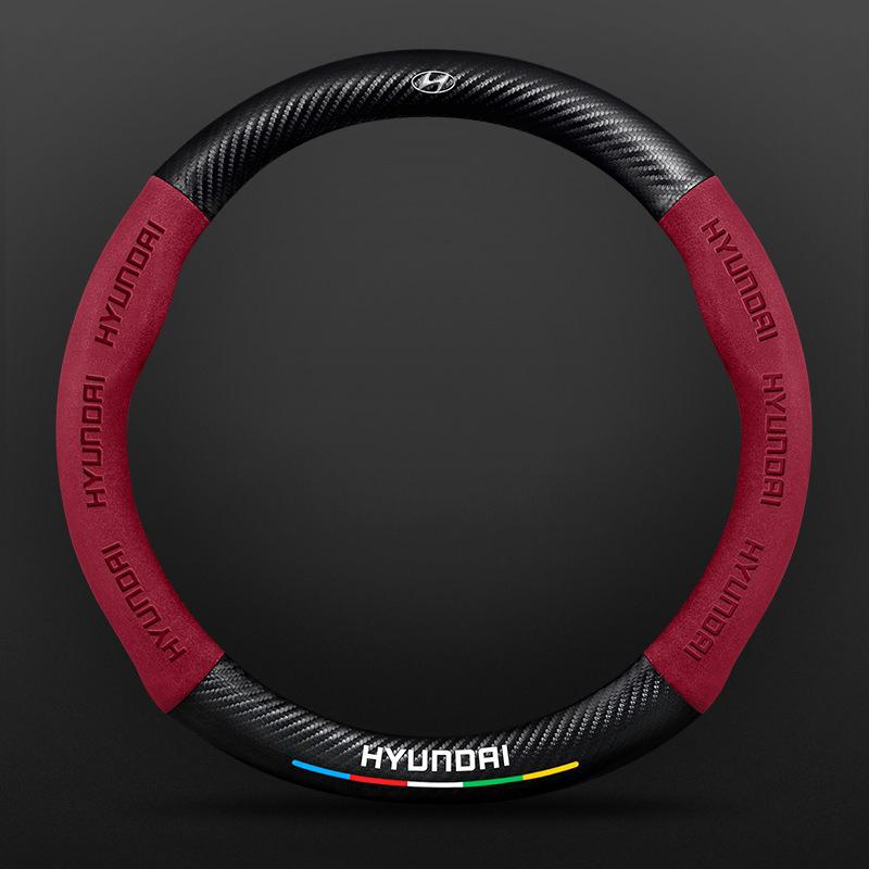 Coprivolante in Fibra di Carbonio Stampa 3D per Hyundai Tucson Accent Elantra Santa fe Sonata I10 I20 I30 Ix35 Accessorio Auto