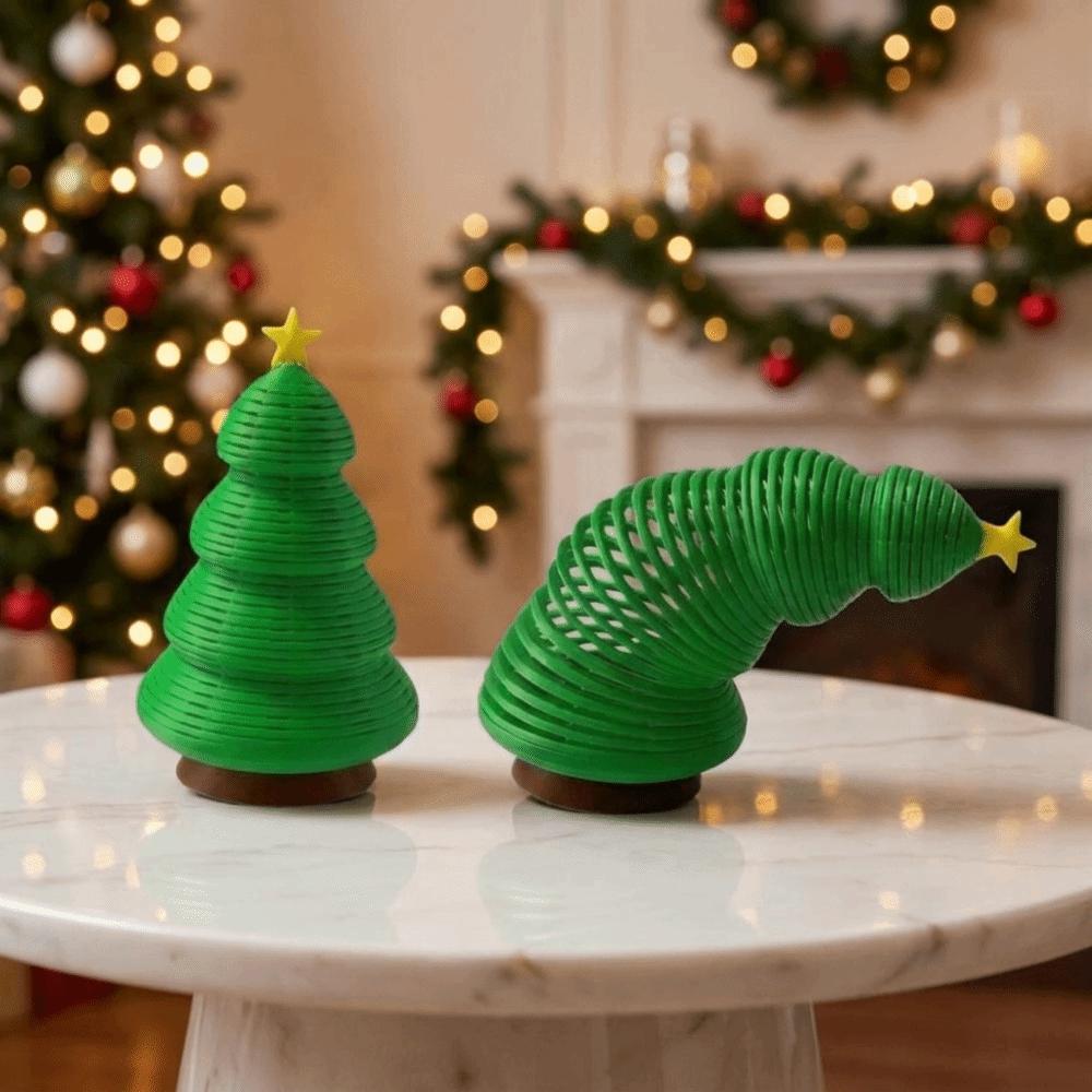Simulation 3D Printed Christmas Tree Plastic Stress Relief Fidget Toy  Office