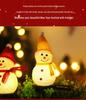 Wasserdichte Schneemann Solar Weihnachts Lichterketten zur Garten- und Rasendekoration