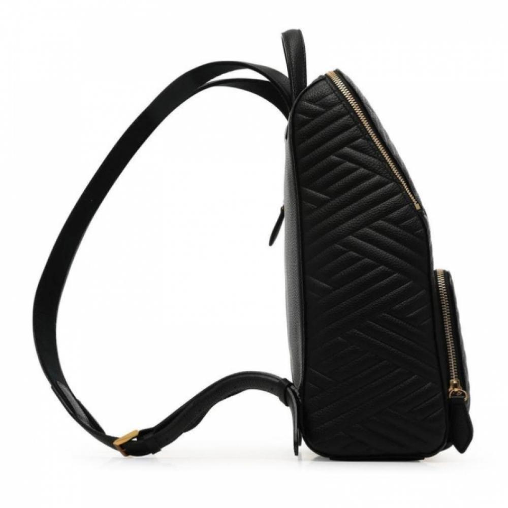Daks Black Leather Backpack Dcba6e369bk