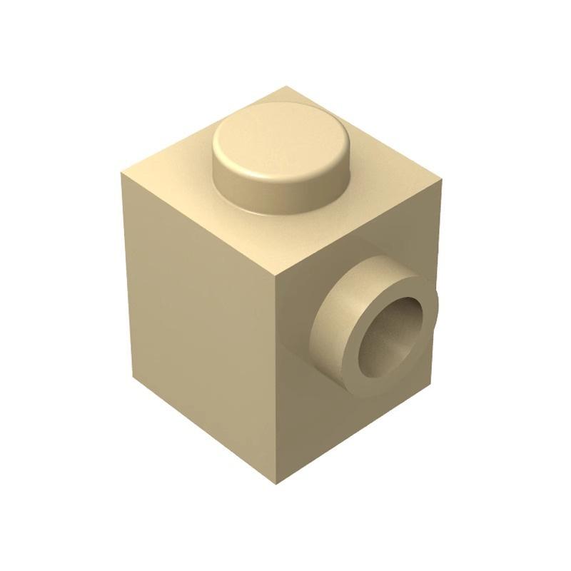 10 KUSŮ 87087 1x1 s čepem na straně Stavební kostky MOC Kompatibilní s Brick Dětské hračky Dárková krabička