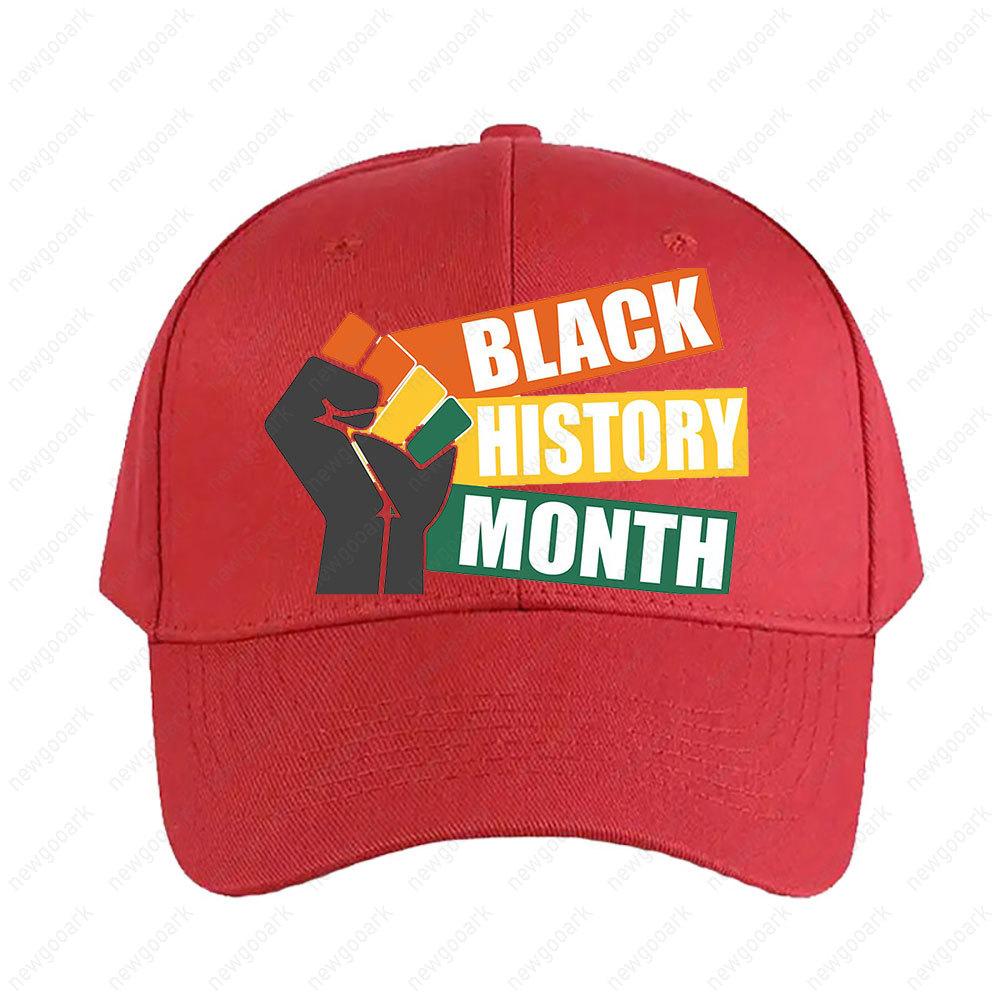 2026 Black History Erwachsenen Kappe Sommer Damen Unisex Schirmmütze Mode Lässig Verstellbar Bedruckte Baseballkappen