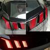 6PCS Auto Hinten Schwanz Licht Lampe Abdeckung Waben Aufkleber Schutz Rücklicht Dekor Aufkleber für Peugeot 3008 3008GT 2017 2018