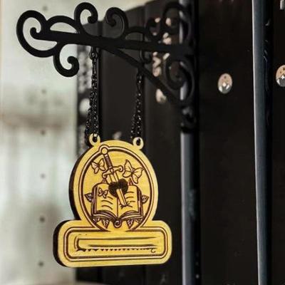 Decorazioni per Libri per Scaffale Amante dei Libri Cartello Appendibile Accessori per Lettore Accanito Arte da Parete Casa Aula Decorazione di Halloween Uomini