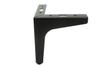 Set of 4 Furniture Legs Anchor Black Matte Height 13 Cm