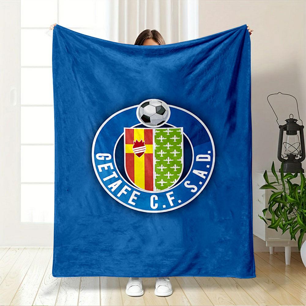 Getafe C.F. Logo Blanket for All Seasons Blanket Lunch Break Throw Gift