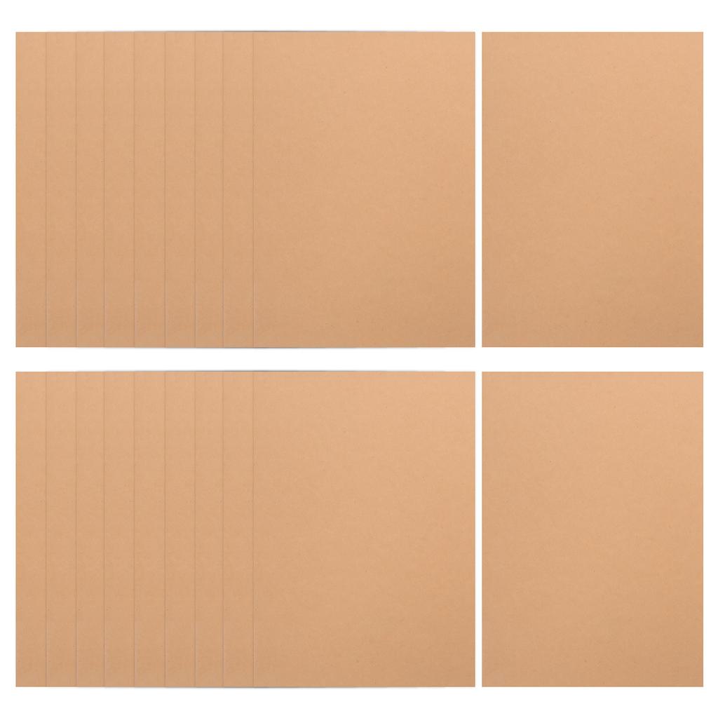 100 Sheets Brown Kraft Card Stock 240G Blank Cards for Card Making Scrapbooking Painting Drawing Crafts Unlined Index Cards