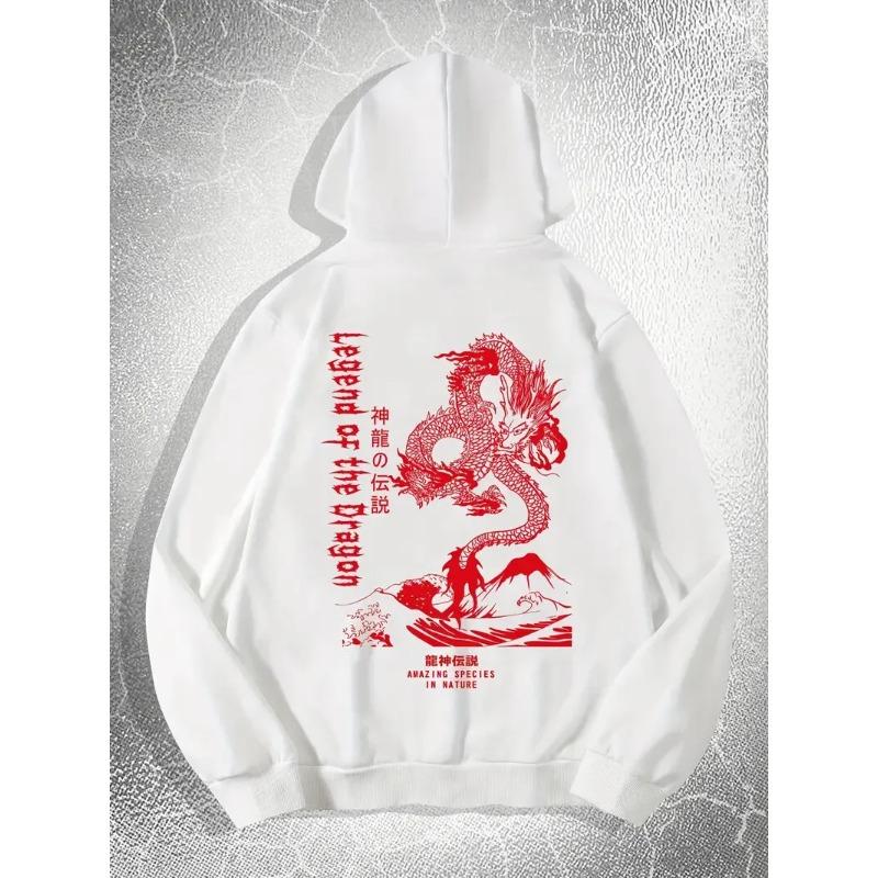 2025 Men's Hoodie Cool 3D Chinese Loong Printed Sweatshirt Men's Women's Casual Harajuku Street Clothing