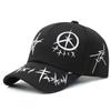 Patchwork Hat New Baseball Cap with Star Print Korean Style Duckbill Cap Street Style Unisex Sun Hat with Wide Brim
