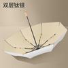 Carefully selected double-layer titanium silver sunshade umbrellas, sun-protection and UV-resistant folding umbrellas, women's double keel