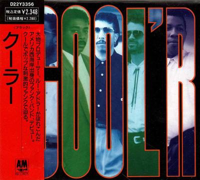 CD COOLR  COOLR  D22Y3356 AM Records 1989 Japonsko Dance  Electronica Použité